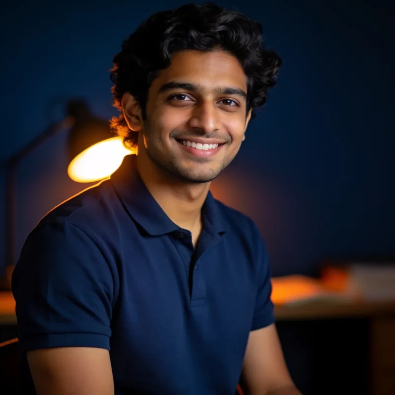 Portrait of Rohit, a chemistry teacher
